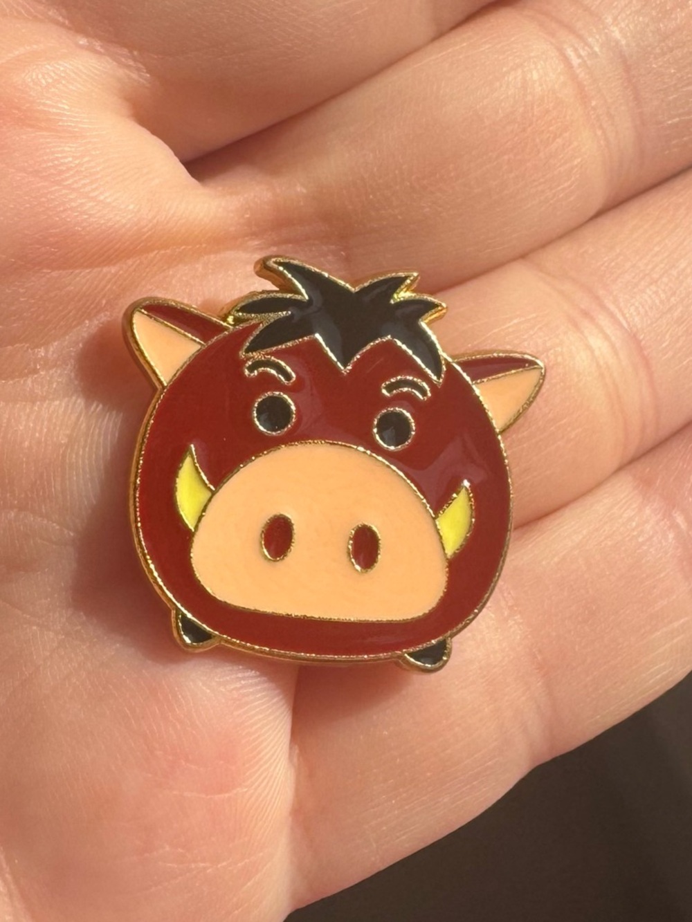 Disney Lion King Pumba Warthog Tsum Tsum Character Pin